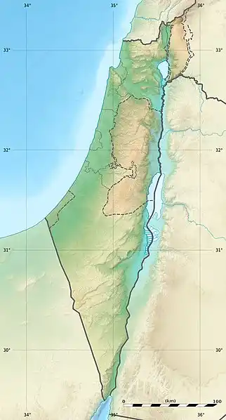 Izrael térképe