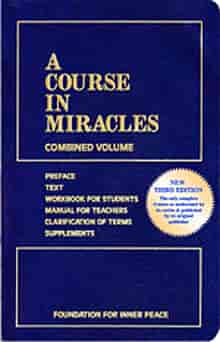 A course in miracles book cover
