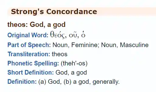 Definition of God