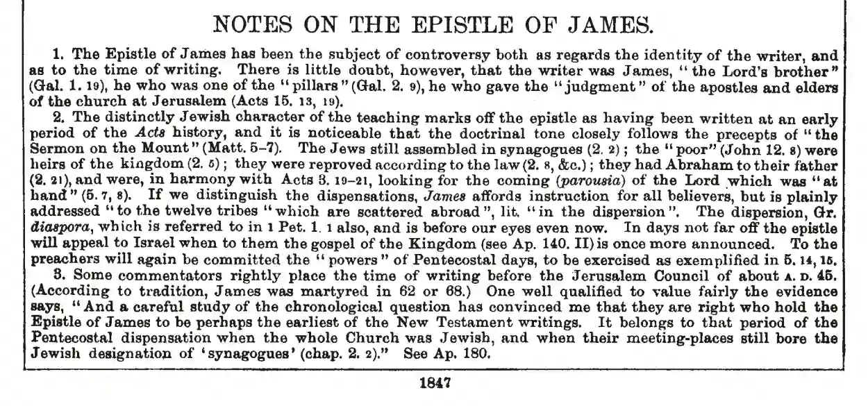 The structure of the book of James